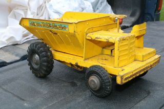 Marx Lumar Mobile Dump Truck Construction - Pressed Steel