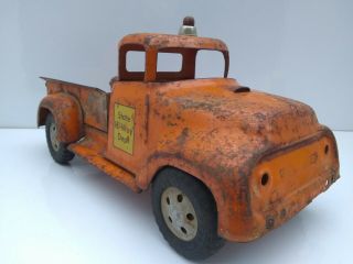 Vintage Tonka State Highway Step Side Pick Up Truck Pressed Steel Toy