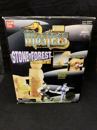 Wmac Masters Stone Forest Action Playset Martial Arts Bandai