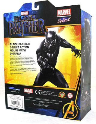 Marvel Select Black Panther Movie Action Figure Diamond Toys 3
