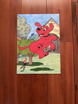 Rose Art Clifford The Big Red Dog 35 Piece Wood Puzzle In Carton Euc