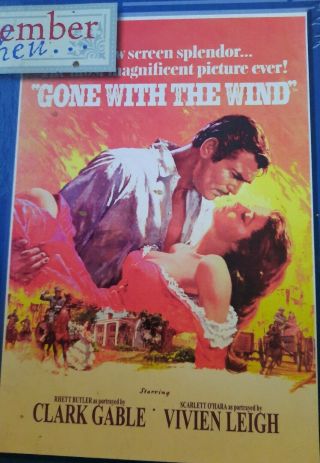 Remember When GONE WITH THE WIND Retro Movie Poster 1000 Pc Puzzle 2