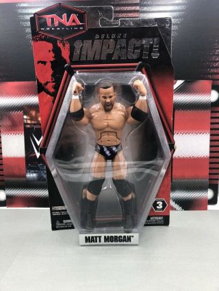 Tna Wrestling Jakks Deluxe Impact Series 3 Matt Morgan Figure Wwe