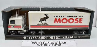 Nylint Gmc 18 Wheeler Semi - Truck Loyal Order Of The Moose Pressed Steel