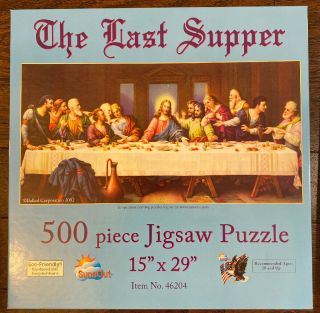The Last Supper - 500 Piece Jigsaw Puzzle By Sunsout