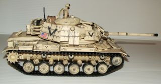 1:32 Forces Of Valor Us Marines M60a1 Patton Tank With Reactive Armour Shields