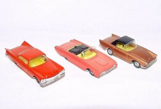 Husky England 1:64 Buick Electra,  Ford Thunderbird G - Sport,  Sunbeam Car Lot`60