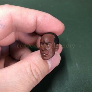 Painted 1/12 Scale Custom Don Cheadle Iron Man Head Sculpt for 6 
