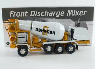Oshkosh Front Discharge Concrete Mixer Die - Cast Metal First Gear 1:34 19 - 2964