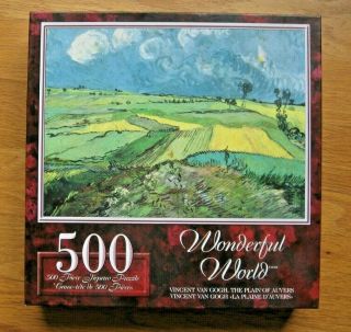 500 Piece Puzzle Wonderful World,  Vincent Van Gogh,  The Plain Of Auvers Nib