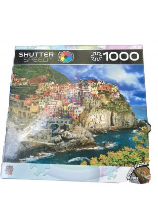 Masterpieces Shutter Speed Edge Of The World Cinque De Terre 1000 Piece Puzzle