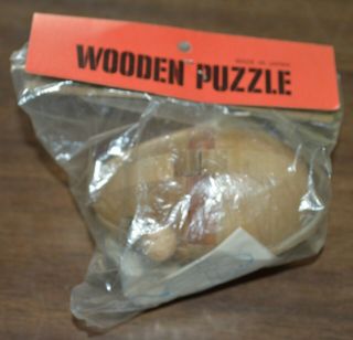 Vintage Wooden Mouse Puzzle With Instructions Made In Japan The Akron