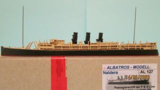 Naldera,  Ms Santa Maria,  Two (2) ; Albatros 1/1250 Scale Metal Model Ships