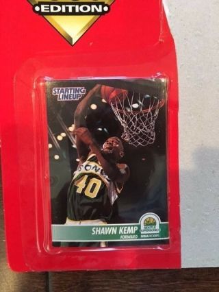 1994 and 1995 Starting Lineup Shawn Kemp Cards ONLY Seattle Supersonics NBA 2