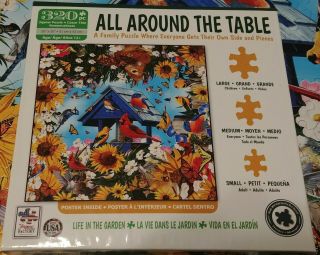 The Jigsaw Puzzle Factory 320 Piece Puzzle Life In The Garden