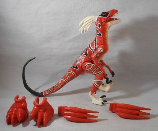 Vintage 1994 Playmates Primal Rage Talon Action Figure Dinosaur Velociraptor