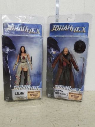 Neca Jonah Hex Lilah And Quentin Turnbull Figures