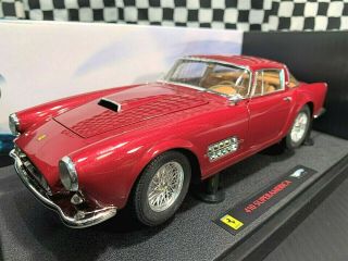 Hot Wheels Elite 1955 Ferrari 410 Superamerica - Red - 1:18 Diecast Boxed 3