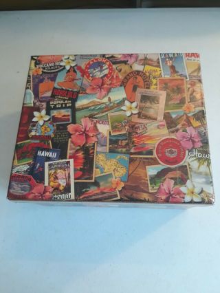 State Of Hawaii 2008 Mega Puzzle Susan Bourdet Vacation Areas Storage Box