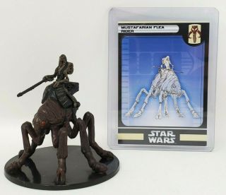 Wizards Of The Coast Star Wars Miniatures Mustafarian Flea Rider W/ Card 3 " Rpg