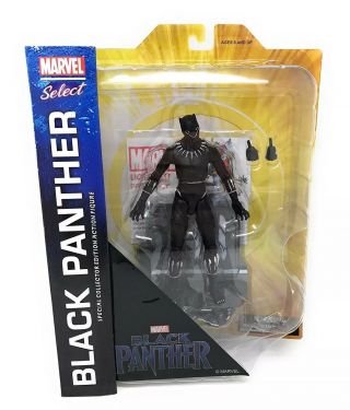 Diamond Select Toys Marvel Select Black Panther Movie Action Figure