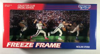 1995 Nolan Ryan Freeze Frame Starting Lineup - Special Edition Collector Club