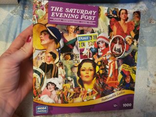Norman Rockwell The Saturday Evening Post 1000 Piece Puzzle Fashionable Ladies