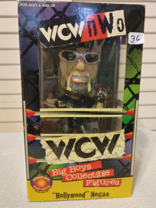 Wcw Nwo Hollywood Hulk Hogan Bobble Head Figure Big Boys Collectibles