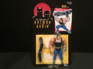 Vintage Kenner Bane Action Figure - Batman The Animated Series 1995 On Card