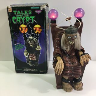 Trendmasters 1996 Tales From The Crypt Cryptkeeper Animated Electric Chair