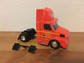 PEM VOLVO DAYCAB W/PUP TRAILERS SAIA 1:64 SCALE 2
