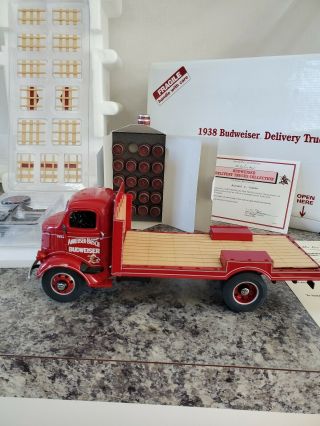 1938 Budweiser Delivery Truck Danbury 1:24 Scale Complete
