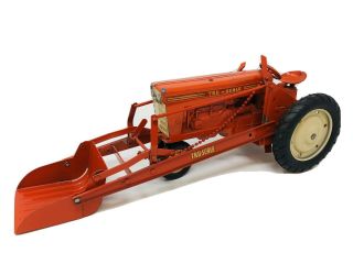 Vintage Tru - Scale Tractor With Front End Loader
