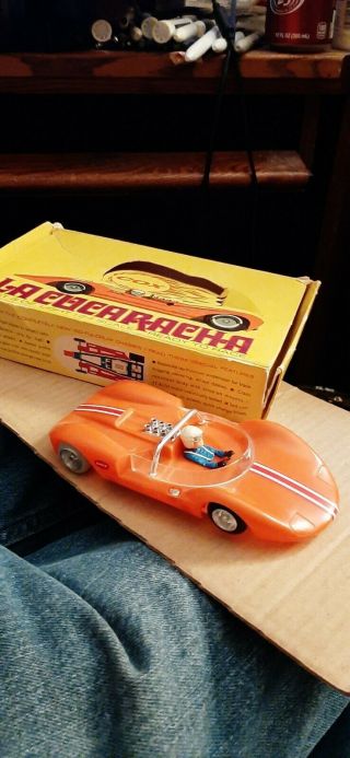 Vintage Rare Cox La Cucaracha 1/24 Scale Slot Car With Box