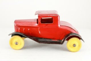 Wyandotte Coupe 1932 Red/black Vg/ex Shaded Windshield Yellow Ww 5 "