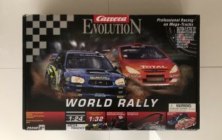 Nib Carrera 1:32 Evolution World Rally Mega Tracks Race Car Set 25340