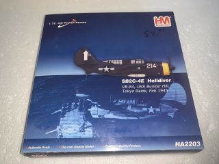 Hobby Master,  1:72 Scale,  Curtiss Sb2c - 4e Helldiver,  Usn Vb - 84,  Tokyo,  Ha2203