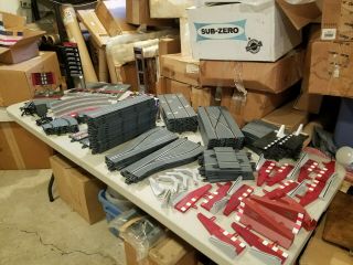 125,  Peices Scx Digital 1/32 Slot Car Track Tons Of 8 Controllers