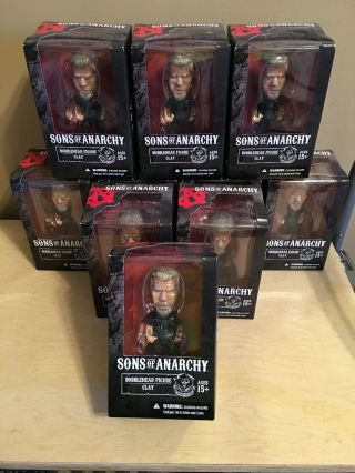 Offficial Licensed Sons Of Anarchy 2014 Mezco Bobble Head Figure Clay Morrow