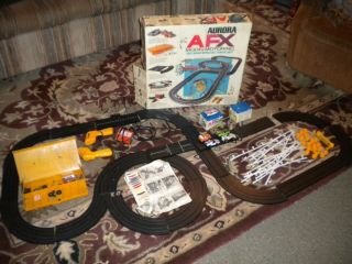 1971 Aurora Afx Model Motoring Pit Row Special Race Set Track & Cars 1328