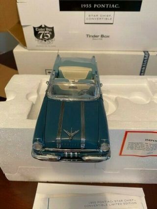 Franklin 1:24 1955 Pontiac Star Chief Convertible - Tinder Box LE 0565/1000 3