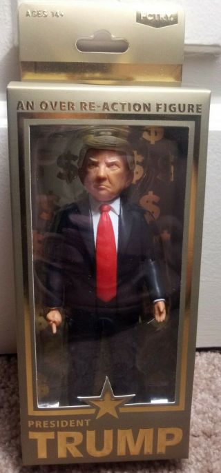 Fctry Donald Trump Over Re - Action Figure Mib Out Of Print