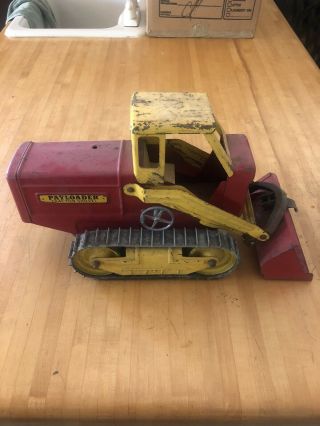 Vintage Hough Nylint Payloader Tractor Shovel Pressed Steel Toy,  Or Parts