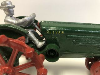 Oliver 70,  1:16 Scale Cast Body W/ Steel Wheels Tractors With Riders,  “2” 2
