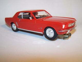 Amt 1965 Ford Mustang Coupe Slot Car - Red