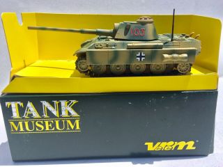 Solido Tank Museum German Panther F W/ Side Armor 88mm Gun Panzer Char 1/50