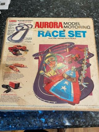 1971 Aurora Afx Model Motoring " Four - Two Special " Race Set Complete