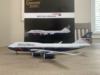 Gemini Jets 1:200 British Airways 747 - 400 Landor Retro G - Bnly G2baw840
