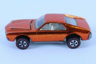 Hot Wheels Redline Custom Amx In Orange
