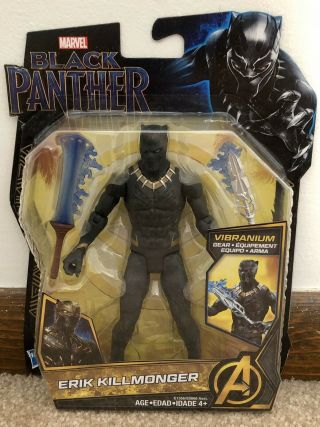 Erik Killmonger (vibranium Gear) - Marvel Black Panther Figure - Hasbro 2017